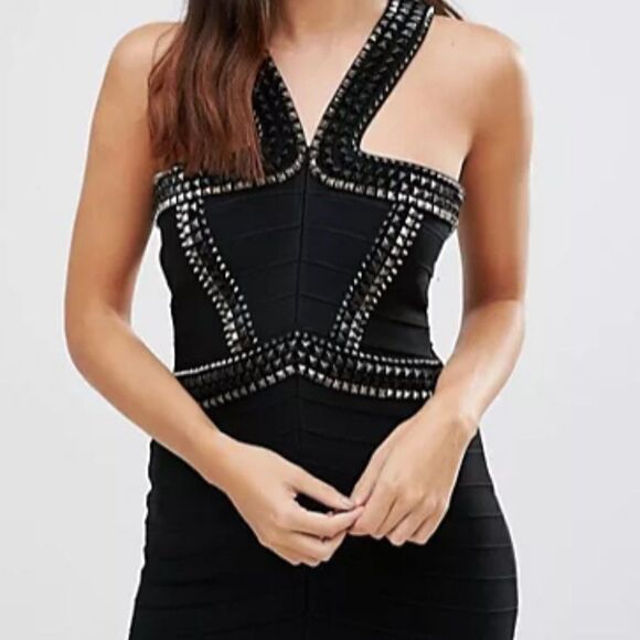 Forever Unique Dresses & Skirts - Forever Unique Vera Bandage Dress With Embellished Straps Sz. 2